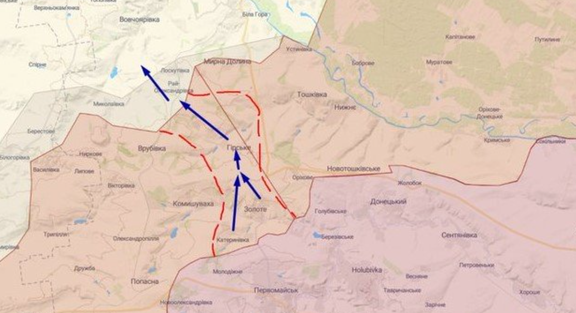 Луганская, война